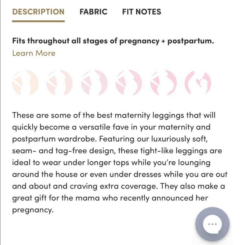 Ingrid & Isabel Seamless Maternity Leggings 6-8 - Picture 13 of 13
